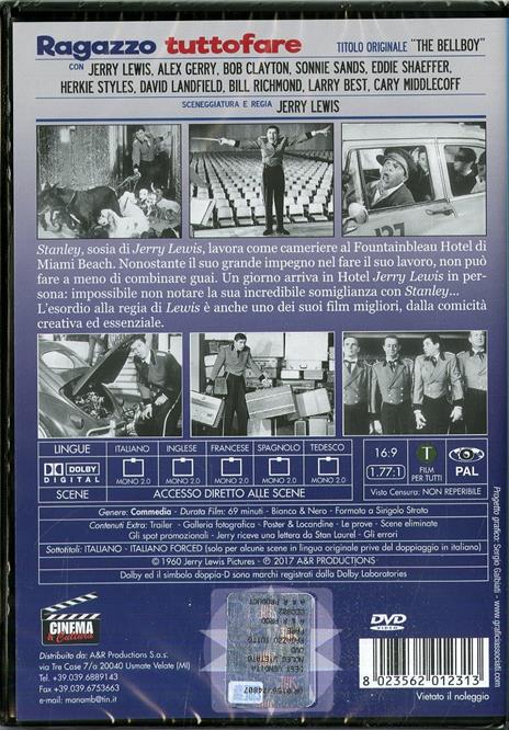 Ragazzo tuttofare (DVD) di Jerry Lewis - DVD - 2