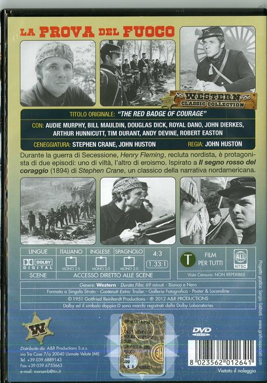 La prova del fuoco (DVD) di John Huston - DVD - 2