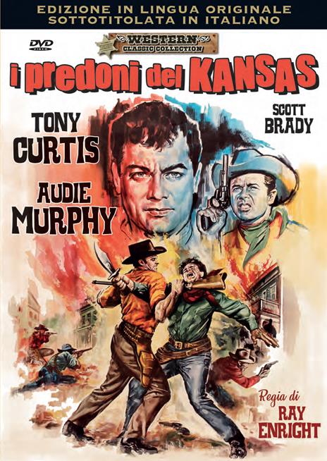 I predoni del Kansas. Edizione in lingua originale (DVD) di Ray Enright - DVD