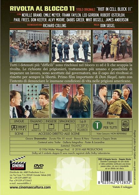 Rivolta al blocco 11. Rimasterizzato in HD (DVD) di Don Siegel - DVD - 2