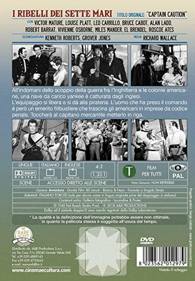 I ribelli dei 7 mari (DVD) di Richard Wallace - DVD - 2