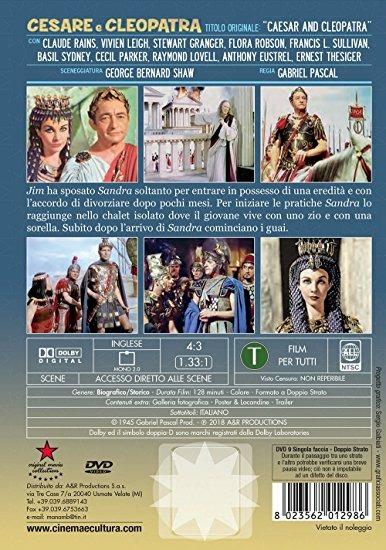 Cesare e Cleopatra  (DVD) di Gabriel Pascal - DVD - 2