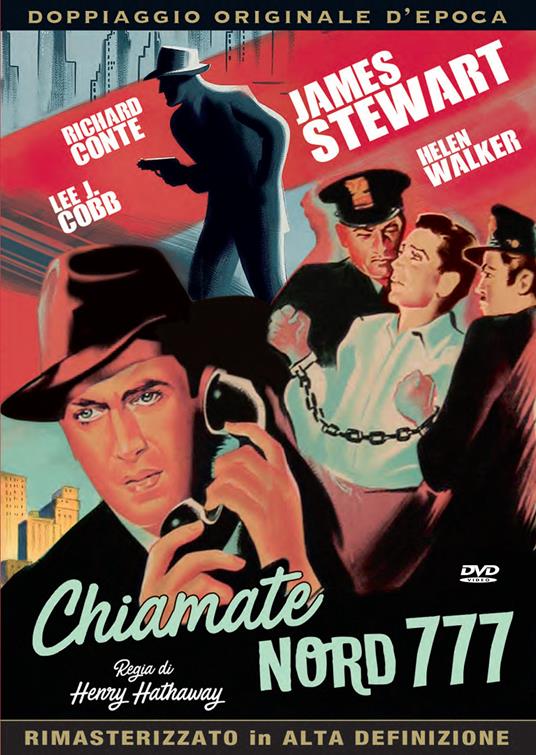 Chiamate Nord 777. Rimasterizzato in HD (DVD) di Henry Hathaway - DVD