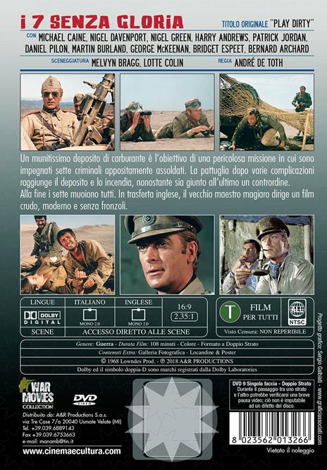 I sette senza gloria (DVD) di André De Toth - DVD - 2