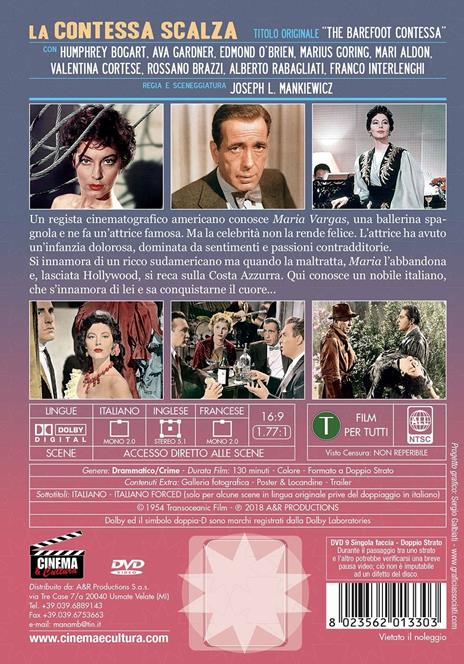 La contessa scalza (DVD) di Joseph L. Mankiewicz - DVD - 2