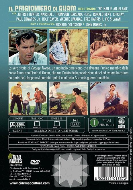 Il prigioniero di Guam (DVD) di Richard Goldstone,John Monks Jr. - DVD - 2