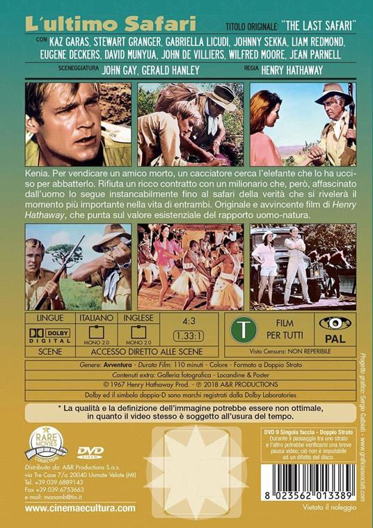 L' ultimo safari (DVD) di Henry Hathaway - DVD - 2