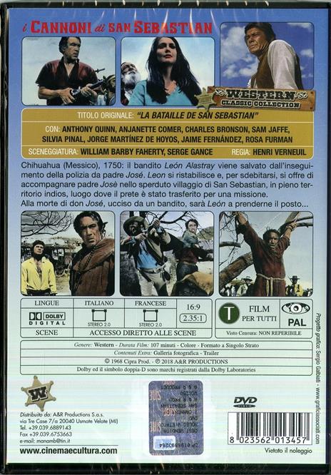 I annoni di San Sebastian di Henri Verneuil - DVD - 2