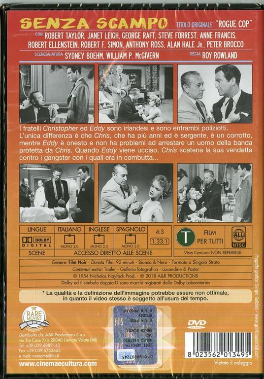 Senza scampo di Roy Rowland - DVD - 2
