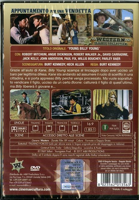 Appuntamento per una vendetta di Burt Kennedy - DVD - 2