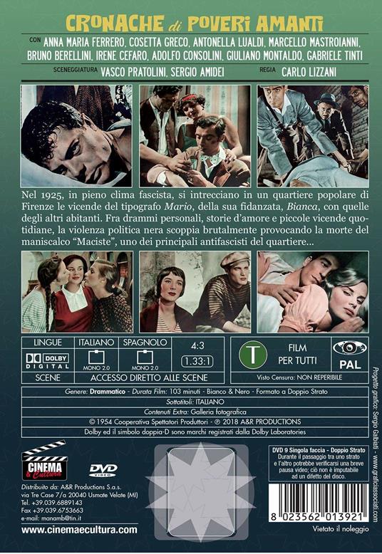 Cronache di poveri amanti di Carlo Lizzani - DVD - 2