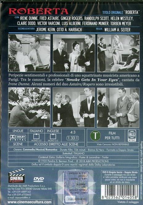 Roberta (DVD) di William A. Seiter - DVD - 2