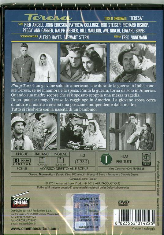 Teresa (DVD) di Fred Zinnemann - DVD - 2