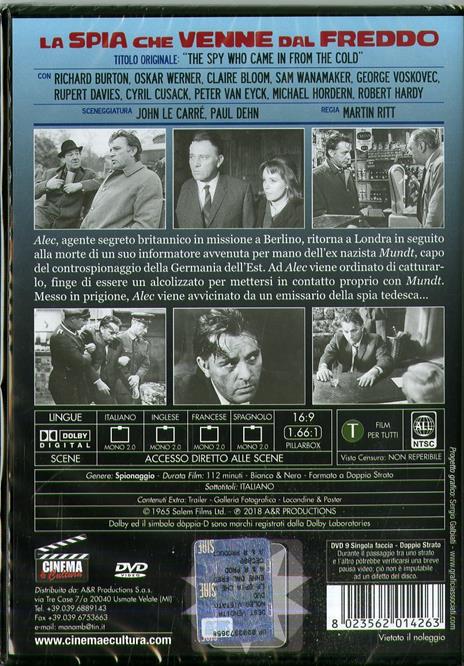La spia che venne dal freddo (DVD) di Martin Ritt - DVD - 2