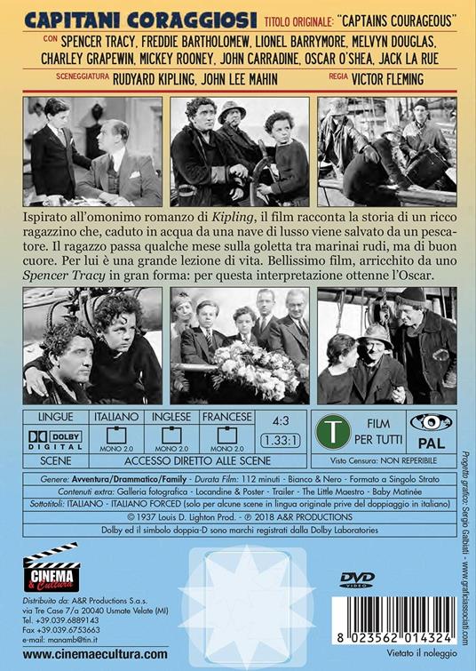 Capitani coraggiosi  (DVD) di Victor Fleming - DVD - 2