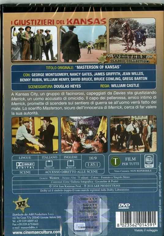I giustizieri del Kansas (DVD) di William Castle - DVD - 2