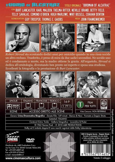 L' uomo di Alcatraz (DVD) di John Frankenheimer - DVD - 2