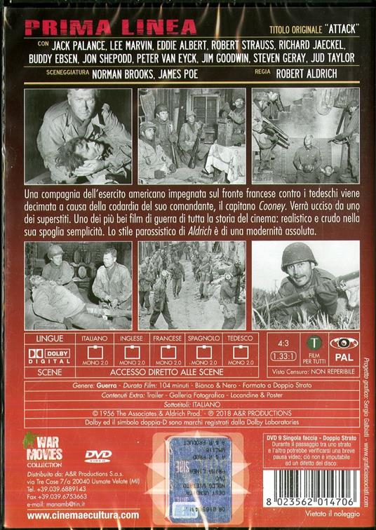 Prima linea (DVD) di Robert Aldrich - DVD - 2