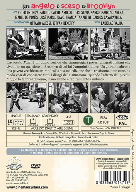 Un angelo è sceso a Brooklyn (DVD) di Ladislao Vajda - DVD - 2