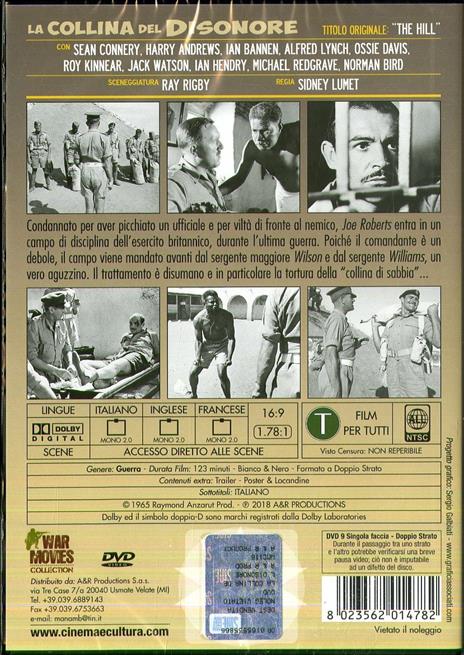 La collina del disonore (DVD) di Sidney Lumet - DVD - 2