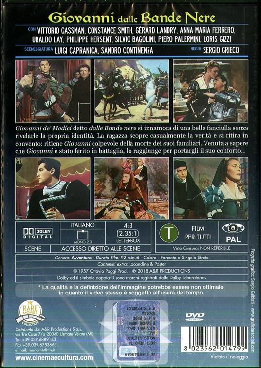 Giovanni dalle Bande Nere (DVD) di Sergio Grieco - DVD - 2