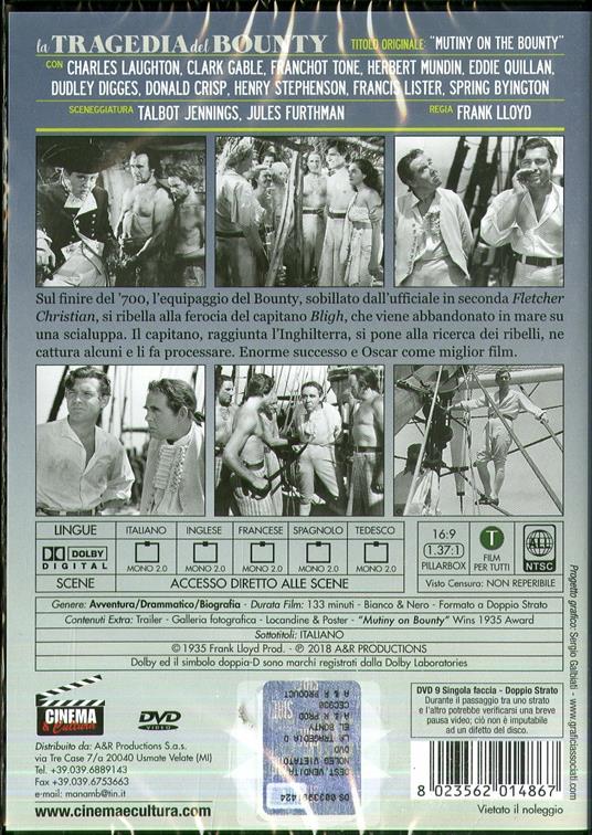 La tragedia del Bounty (DVD) di Frank Lloyd - DVD - 2