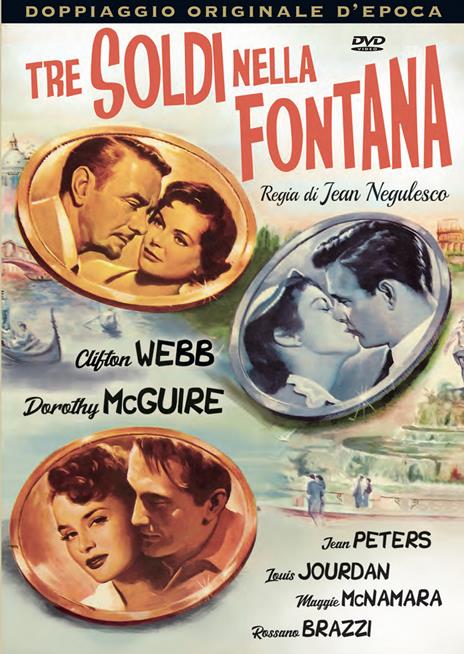 Tre soldi nella fontana (DVD) di Jean Negulesco - DVD