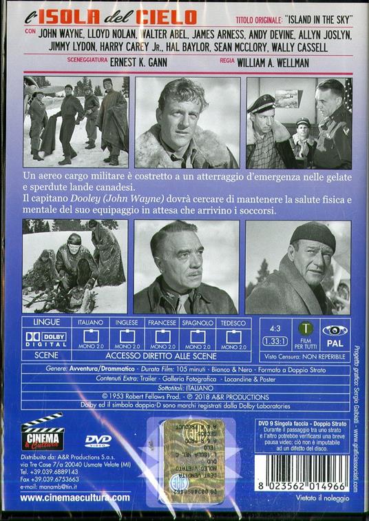 L' isola nel cielo (DVD) di William A. Wellman - DVD - 2