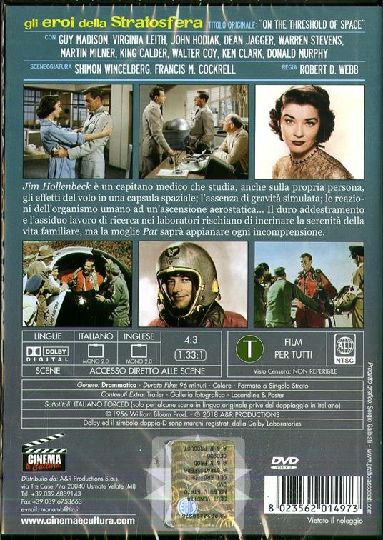 Gli eroi della stratosfera (DVD) di Robert D. Webb - DVD - 2