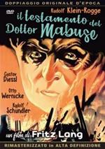 Il testamento del dottor Mabuse (DVD)