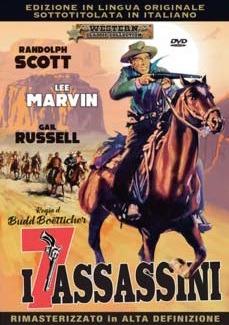 Il sette assassini. Versione inglese con sottotitoli in italiano (DVD) di Budd Boetticher - DVD