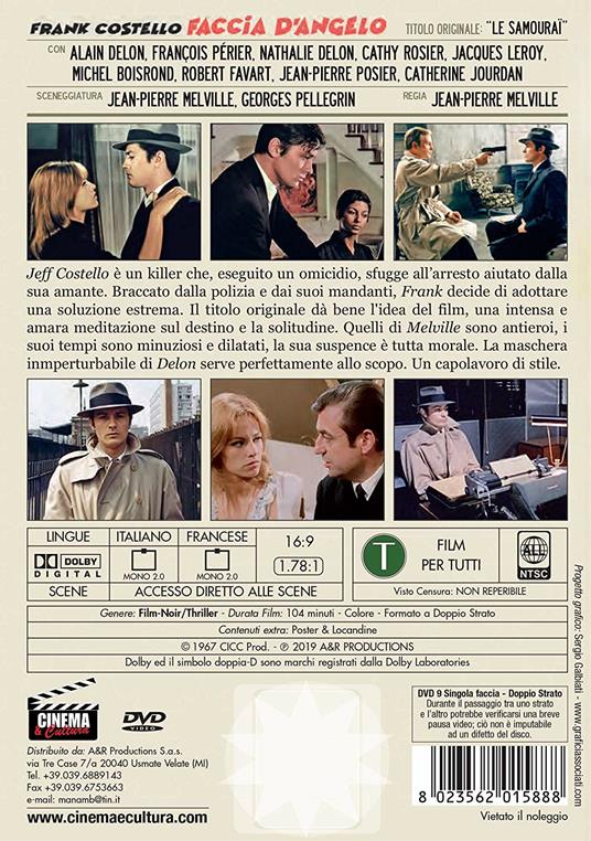 Frank Costello. Faccia d'angelo (DVD) di Jean-Pierre Melville - DVD - 2