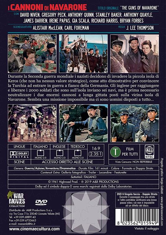 I cannoni di Navarone (DVD) di J. Lee Thompson - DVD - 2