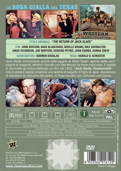 La rosa gialla del Texas (DVD) di Harold Schuster - DVD - 2