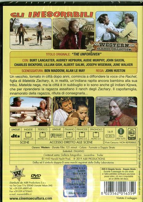 Gli inesorabili (DVD) di John Huston - DVD - 2