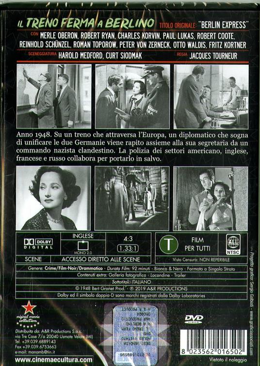 Il treno ferma a Berlino (DVD) di Jacques Tourneur - DVD - 2