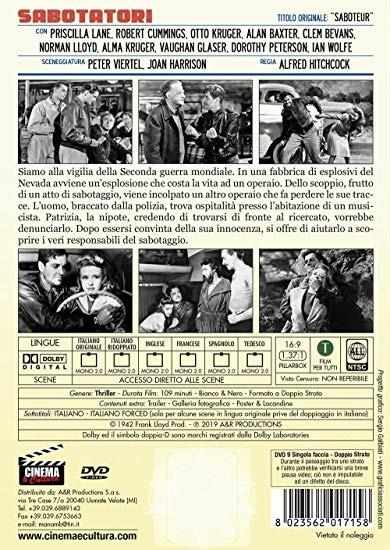 Sabotatori (DVD) di Alfred Hitchcock - DVD - 2