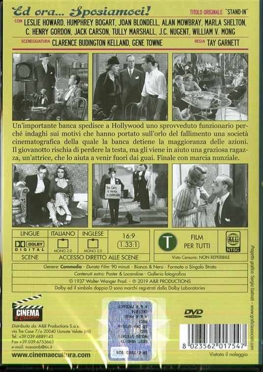 Ed ora… sposiamoci (DVD) di Tay Garnett - DVD - 2