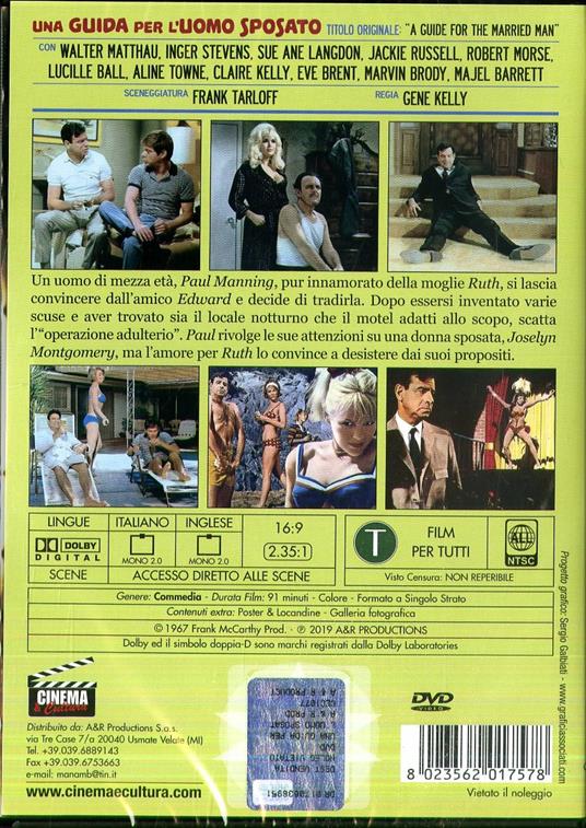 Una guida per l'uomo sposato (DVD) di Gene Kelly - DVD - 2