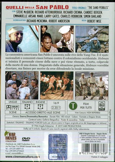 Quelli della San Pablo (DVD) di Robert Wise - DVD - 2