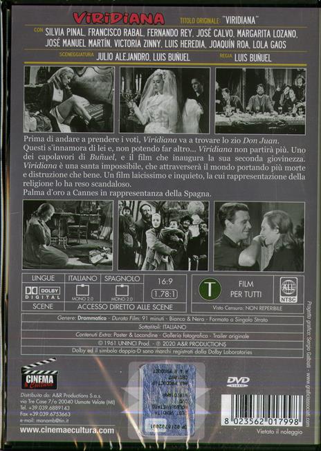 Viridiana (DVD) di Luis Buñuel - DVD - 2