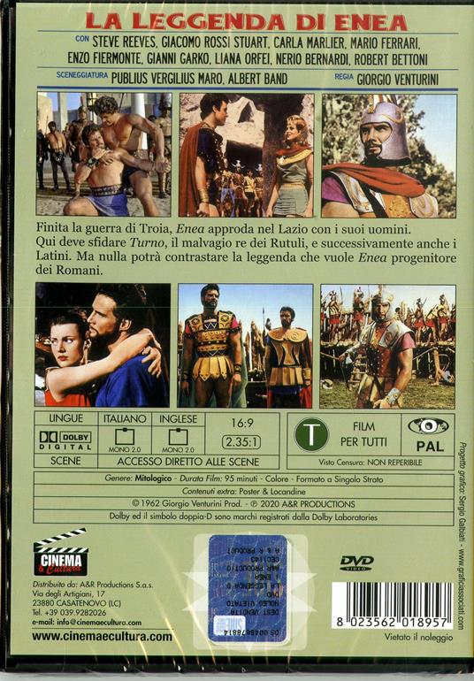 La leggenda di Enea (DVD) di Giorgio Venturini - DVD - 2