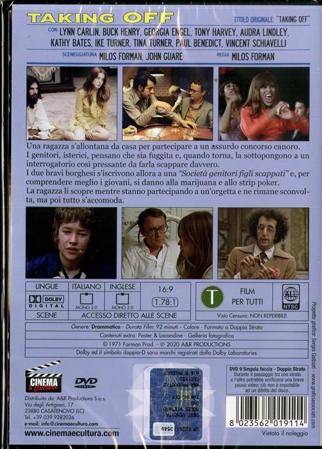 Taking Off (DVD) di Milos Forman - DVD - 2