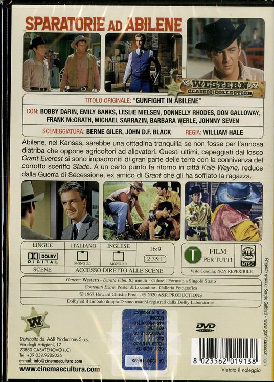 Sparatorie ad Abilene (DVD) di William Hale - DVD - 2