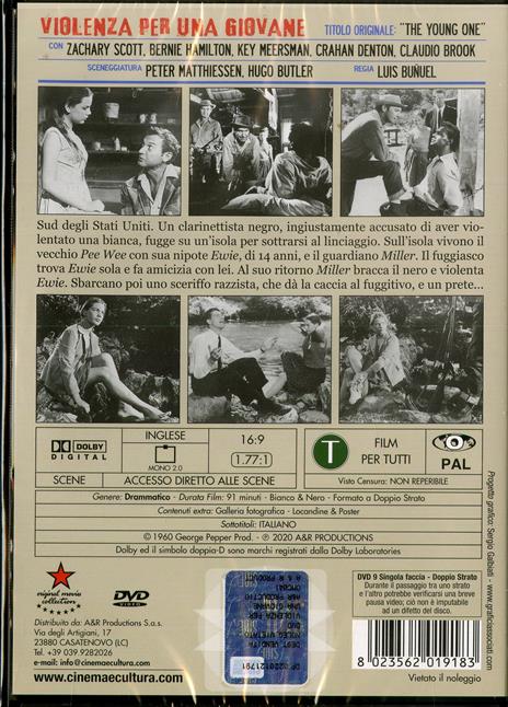 Violenza per una giovane (DVD) di Luis Buñuel - DVD - 2