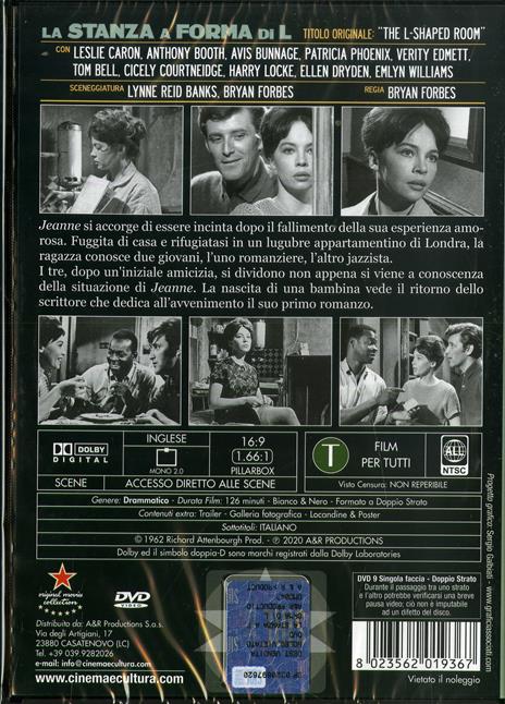 La stanza a forma di L (DVD) di Bryan Forbes - DVD - 2