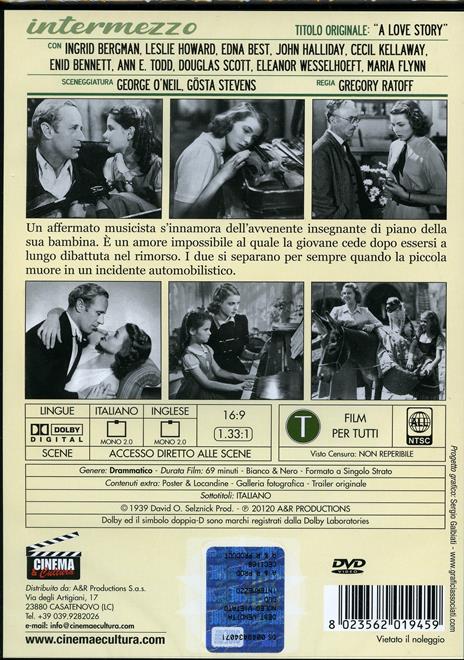 Intermezzo (DVD) di Gregory Ratoff - DVD - 2