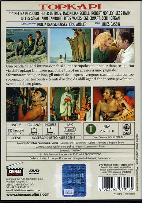 Topkapi (DVD) di Jules Dassin - DVD - 2