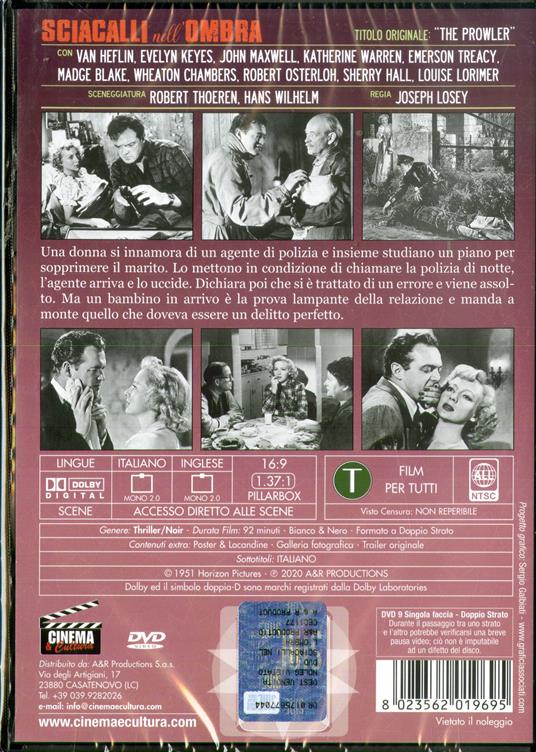 Sciacalli nell'ombra (DVD) di Joseph Losey - DVD - 2
