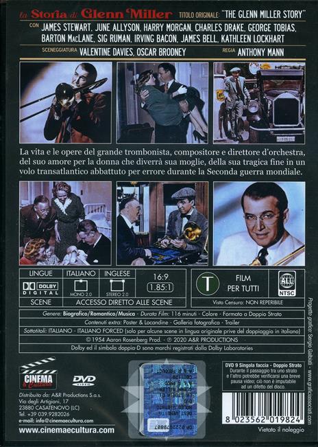 La storia di Glenn Miller (DVD) di Anthony Mann - DVD - 2